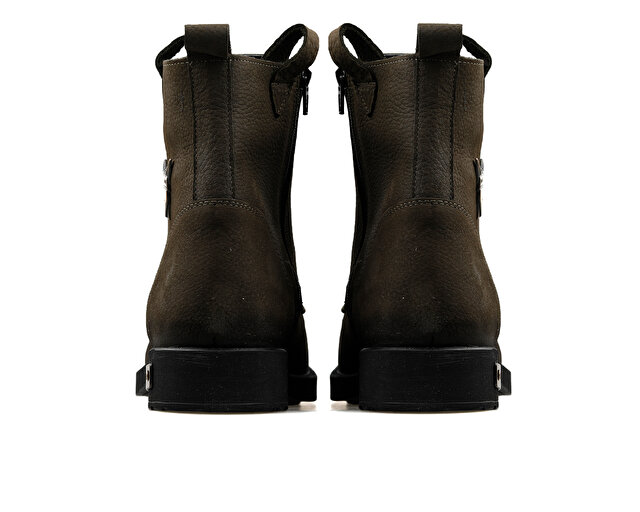 Hammer Jack Ayakkabı Bot 102 15200 M Merdane Bot Haki Yıkama Nubuk - Görsel 5