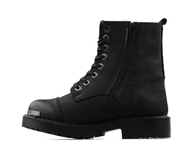 Hammer Jack Ayakkabı Bot 102 17600 G Siyah Yıkama Nubuk - Görsel 3