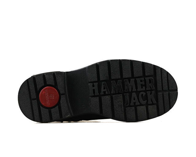 Hammer Jack Ayakkabı Bot 102 17600 G Siyah Yıkama Nubuk - Görsel 6
