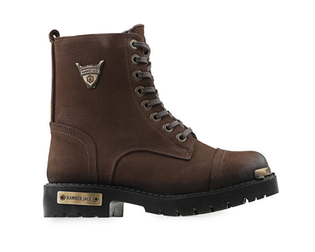 Hammer Jack Ayakkabı Bot 102 17600 M Kahve Yıkama Nubuk - Görsel 2