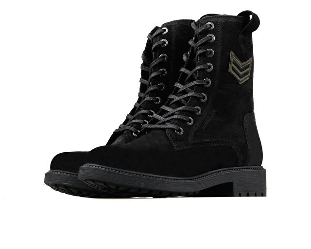 Hammer Jack Hammer Jack Ayakkabı Bot 102 18352 M Siyah Yağlı Suet Korayspor'da! Siyah - 4. görsel