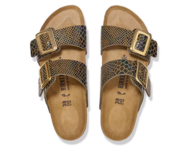 Birkenstock Ayakkabı Terlik SYDNEY CUSHION BUCKLE BF SHINY SNAKE - Görsel 5