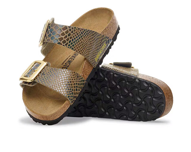 Birkenstock Ayakkabı Terlik SYDNEY CUSHION BUCKLE BF SHINY SNAKE - Görsel 6