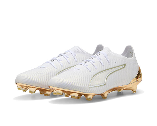 Puma Beyaz Puma Ultra 6 Futbol ayakkabısı Kramponlar ULTIMATE FG