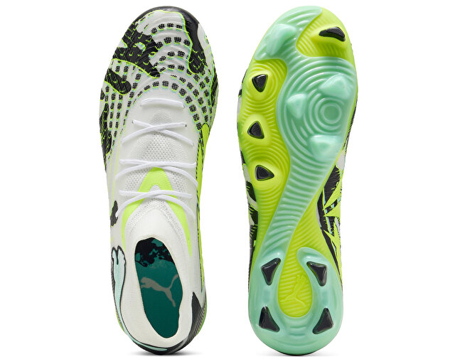 Puma Sarı Puma Future 9 Futbol ayakkabısı Kramponlar MATCH CTIVITY FG/AG