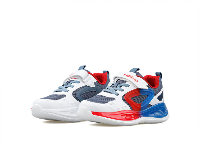 Pepino Ayakkabı Günlük 1890 FILET MAVI BEYAZ KIRMIZI - Görsel 4