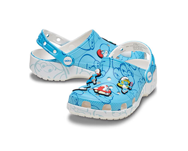 Crocs Ayakkabı Terlik Smurfs Classic Clog K - Görsel 4