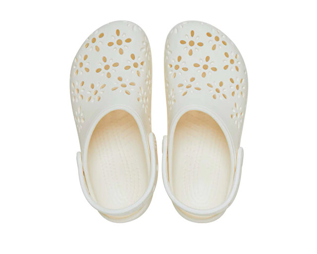 Crocs Ayakkabı Terlik CLASSIC FLORAL CUT OUT CLOG K - Görsel 5