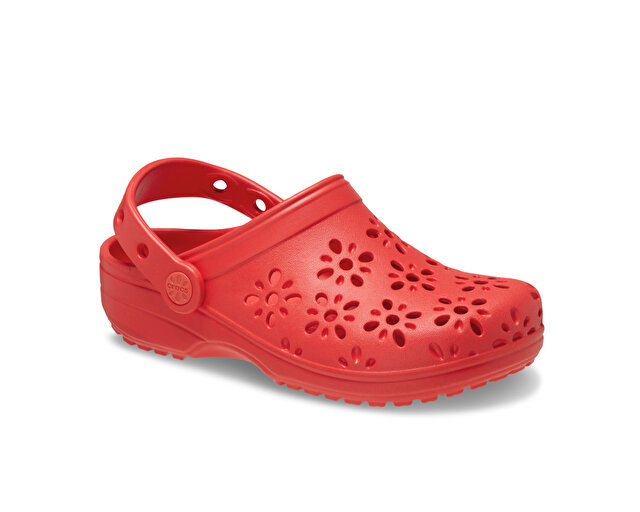 Crocs Ayakkabı Terlik CLASSİC FLORAL CUT OUT CLOG K - Görsel 3