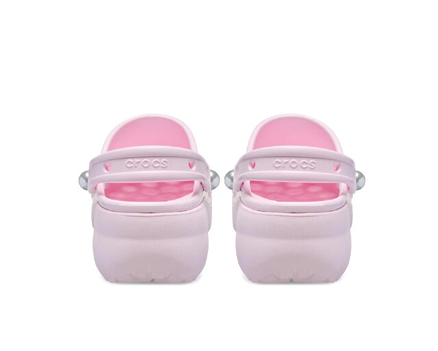 Crocs Ayakkabı Terlik CLASSIC PLATFORM PEARL CLOG - Görsel 6