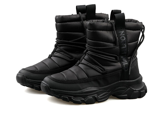 North Of Wilde Ayakkabısı Kar Ayakkabıları 22Km Delta Siyah - Görsel 4