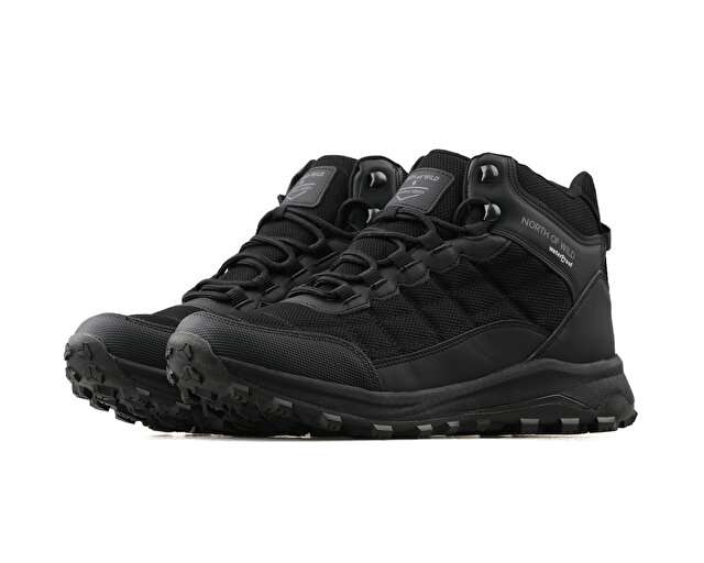 North Of Wilde Ayakkabısı Trekking Bot ve Ayakkabıları 22Km Yukan Bot Siyah - Görsel 4