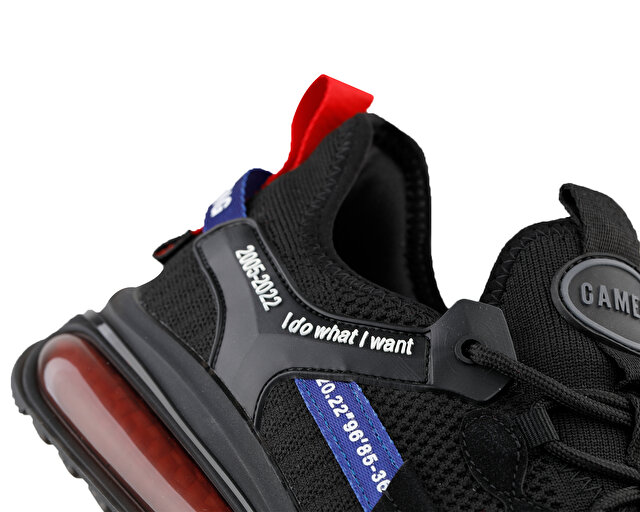 Gamelu Ayakkabı Günlük 24Ym Airboss Siyah Saks - Görsel 8