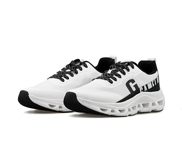 Gamelu Ayakkabı Günlük 25YM MALAVI BEYAZ SIYAH ORANJ - Görsel 4