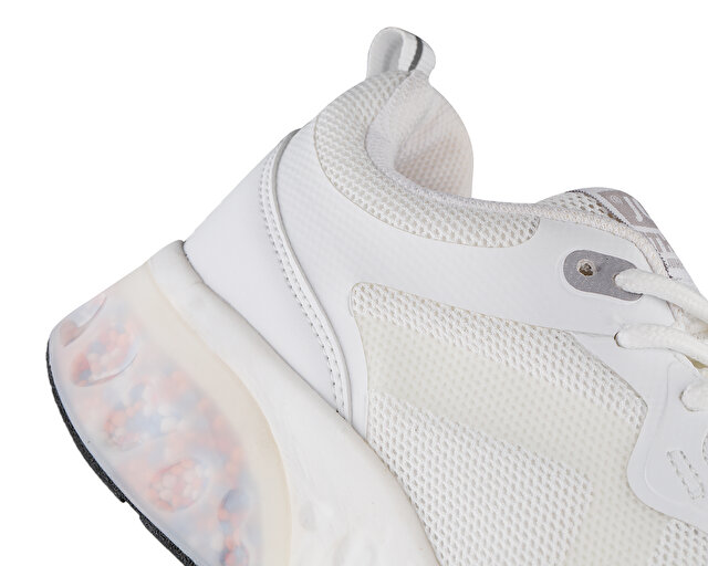 Jump Krem Jump Ayakkabi Günlük 26805-B-White-Light-Grey