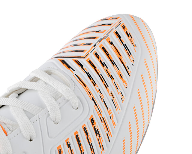 Jump Futbol ayakkabısı Kramponlar 27048 C White Black Orange - Görsel 7