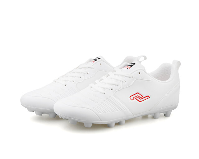 Jump Beyaz Jump Futbol Ayakkabisi Kramponlar 27605 F White Red Black