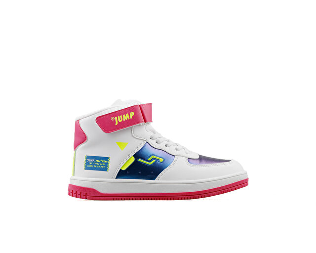 Jump Ayakkabı Günlük 27834 O White Fuchsia Neon Yellow Blue - Görsel 2