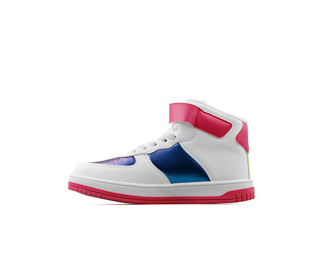 Jump Ayakkabı Günlük 27834 O White Fuchsia Neon Yellow Blue - Görsel 3