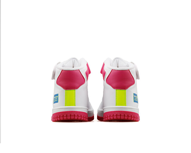 Jump Ayakkabı Günlük 27834 O White Fuchsia Neon Yellow Blue - Görsel 5