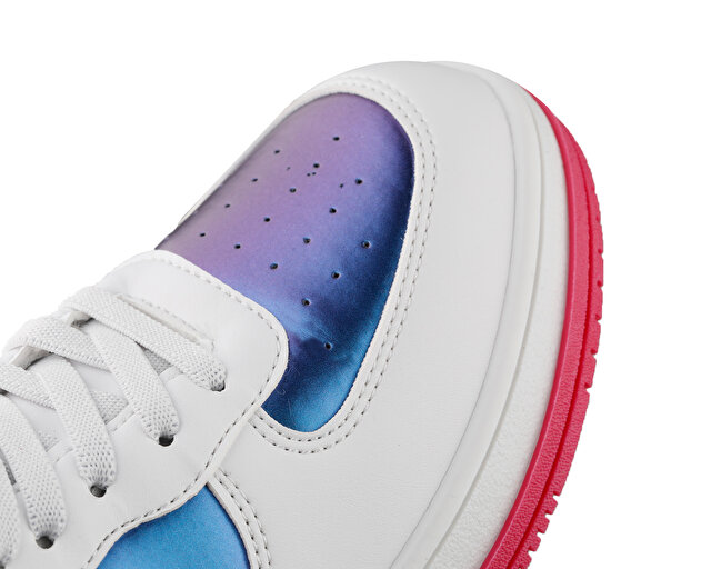 Jump Ayakkabı Günlük 27834 O White Fuchsia Neon Yellow Blue - Görsel 7