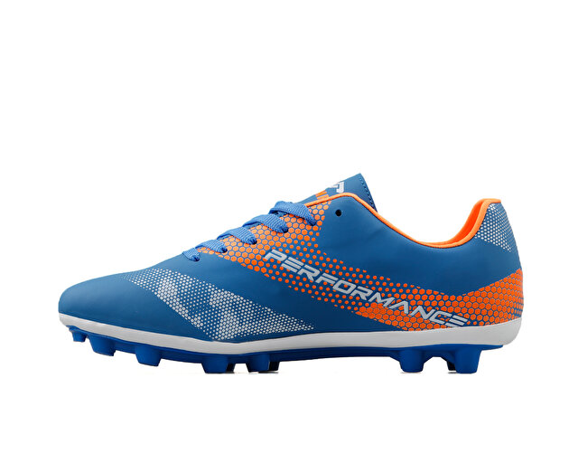 Jump Futbol ayakkabısı Kramponlar 27881 A Royal/Orange - Görsel 3