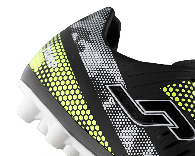 Jump Futbol ayakkabısı Kramponlar 27881 D Black White Neon Green - Görsel 8