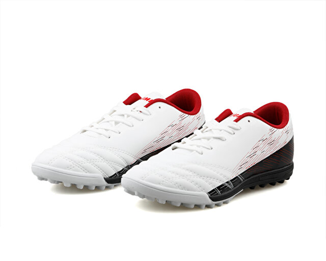 Jump Futbol ayakkabısı Halı Saha 28004 D White Black Red - Görsel 4