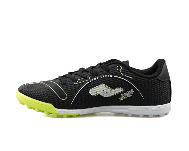 Jump Futbol ayakkabısı Halı Saha 28006 B Black Neon Green - Görsel 3
