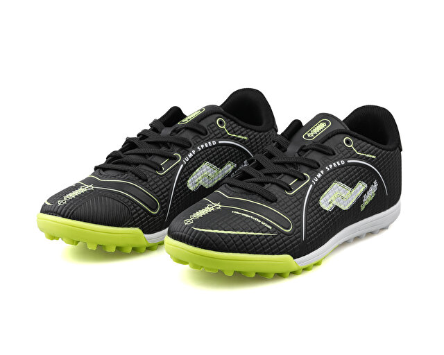 Jump Futbol ayakkabısı Halı Saha 28006 B Black Neon Green - Görsel 4