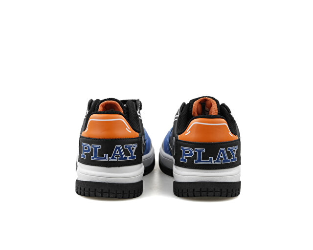 Jump Ayakkabı Günlük 28129 I Black Royal Orange - Görsel 5