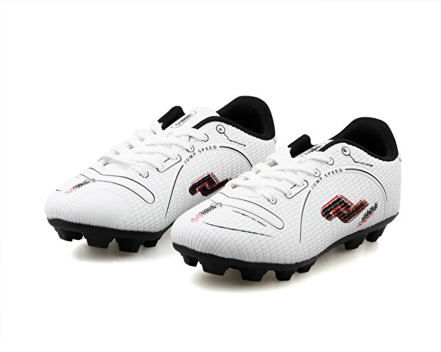 Jump Futbol ayakkabısı Kramponlar 28223 E White Red Navy - Görsel 4