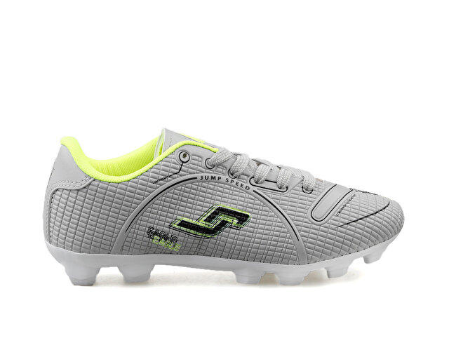 Jump Futbol ayakkabısı Kramponlar 28223 F L.Grey Neon Green Navy - Görsel 2