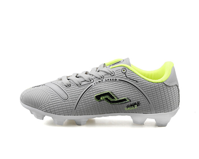 Jump Futbol ayakkabısı Kramponlar 28223 F L.Grey Neon Green Navy - Görsel 3