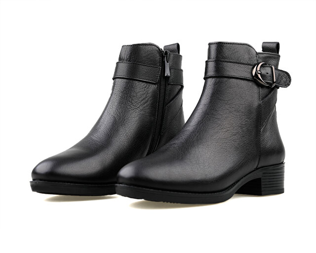 Castle Black Ayakkabı Bot 32002 1 Siyah - Görsel 4