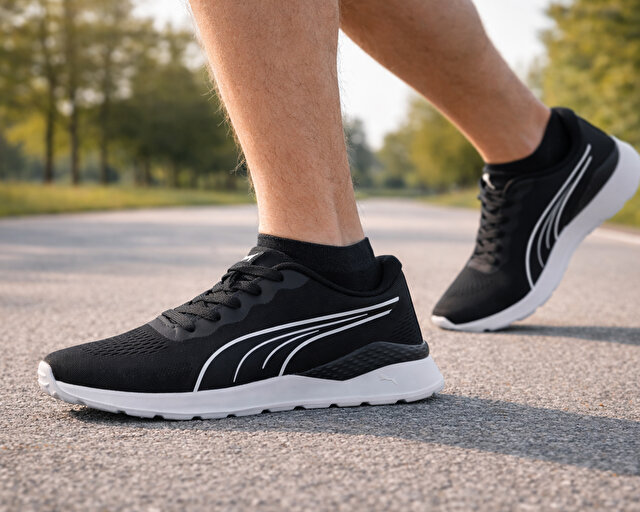 Puma Puma Siyah Koşu Ayakkabısı LITE RUNNER TDP Korayspor'da! Siyah - 3. görsel