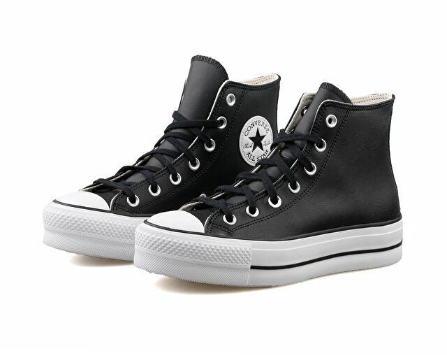Converse Ayakkabı Günlük Chuck Taylor All Star Leather Platform - Görsel 4