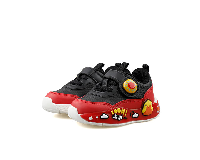 Pepino Ayakkabı Günlük Bk24 1739 Siyah Kırmızı - Görsel 4