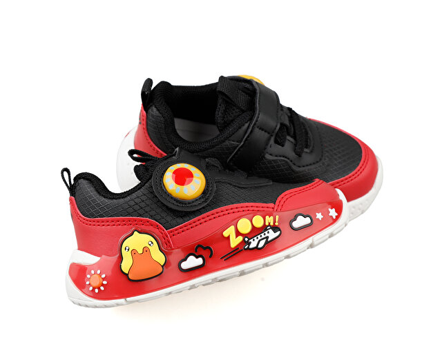 Pepino Ayakkabı Günlük Bk24 1739 Siyah Kırmızı - Görsel 7