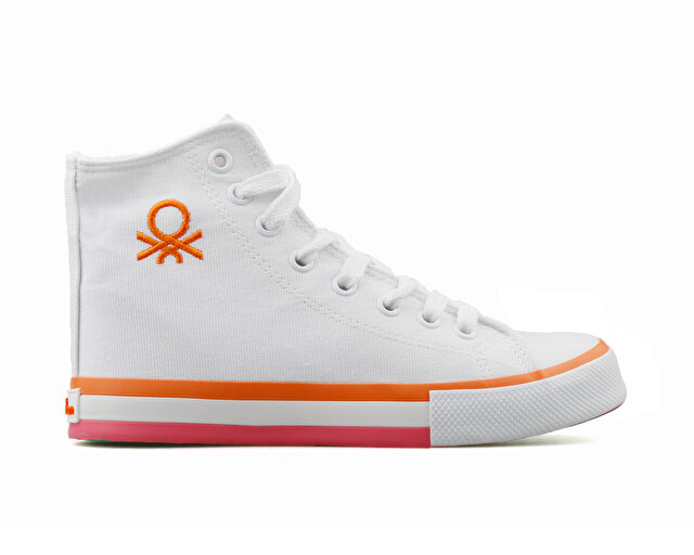 Ayakkabı Günlük BN 30189 BEYAZ TURUNCU - Görsel 2