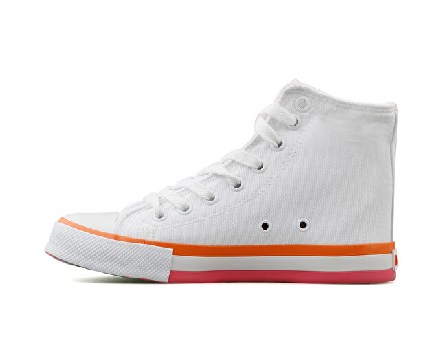 Ayakkabı Günlük BN 30189 BEYAZ TURUNCU - Görsel 3