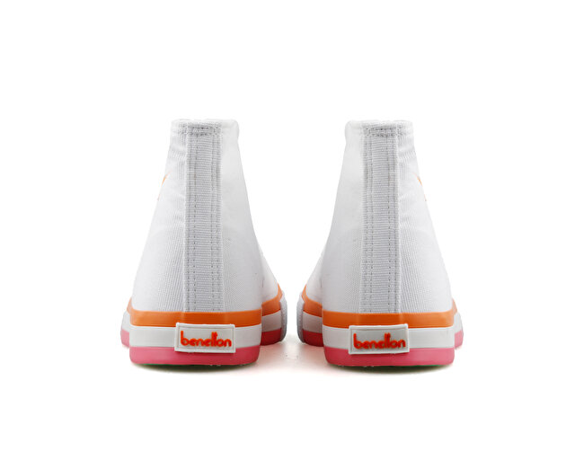 Ayakkabı Günlük BN 30189 BEYAZ TURUNCU - Görsel 5