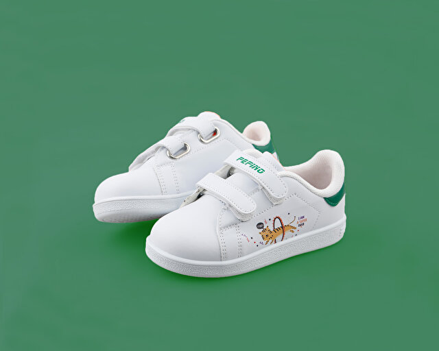 Pepino Ayakkabı Günlük By23 206 Beyaz Yeşil Fosfor Turuncu - Görsel 3