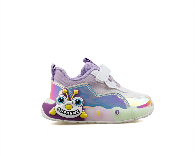 Pepino Ayakkabı Günlük BY25 1905 BEBE BEYAZ LILA - Görsel 2