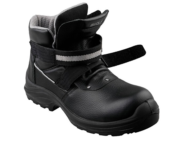 Swolx Ayakkabı İş Güvenlik Baskılı Vidala Deri-S3 - Görsel 2