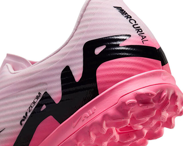 Nike Nike Pembe Futbol ayakkabıları TF (Halı Saha) Mercurial Zoom Vapor 15 Academy Tf Korayspor'da! Pembe - 9. görsel
