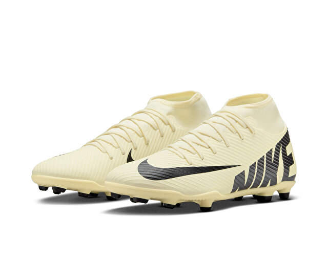Nike Nike Krem Futbol ayakkabısı Kramponlar Mercurial Superfly 9 Club Fg/Mg Korayspor'da! Krem - 4. görsel