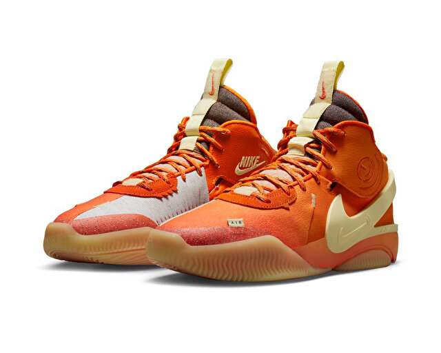 Nike Nike Turuncu Basketbol Ayakkabısı Air Deldon "Hoodie" Basketbol Ayakkabıları | Korayspor Turuncu - 4. görsel