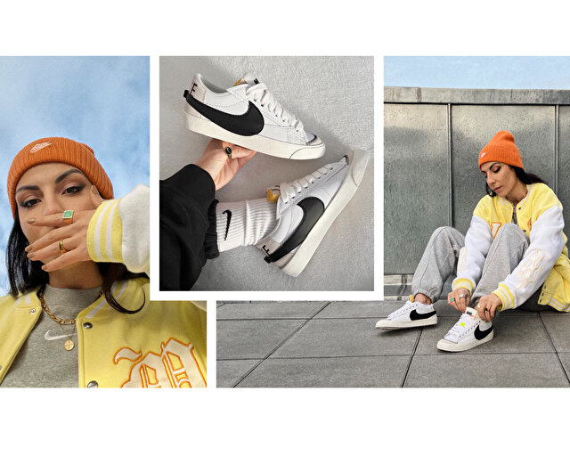 Nike Ayakkabı Günlük W Blazer Low '77 Jumbo - Görsel 10