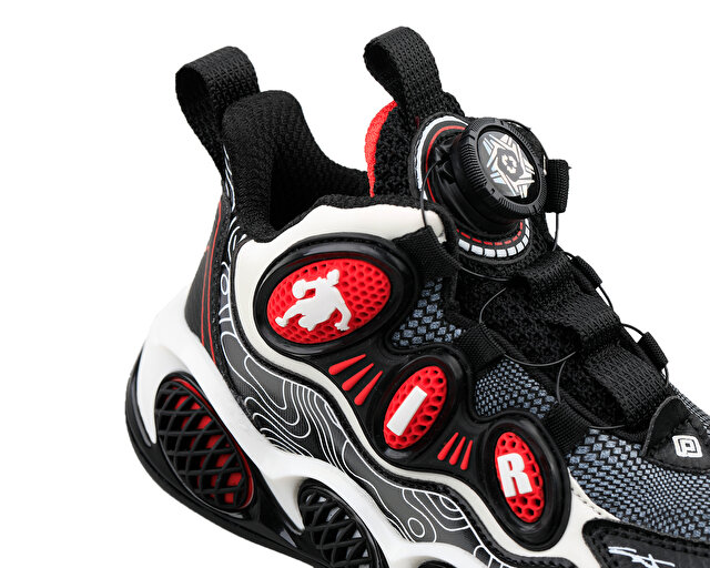 Pepino Basketbol Ayakkabısı Fk24 1822 Siyah Kırmızı - Görsel 8